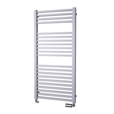 Těleso koupelnové trubkové Isan Quadrat 1255 x 500 mm, 582 W, středové připojení, chrom