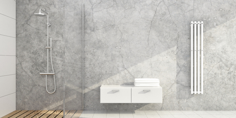 Těleso koupelnové PMH Pluto 245 x 1500 mm, 433 W, klasické připojení, Bílá lesklá RAL 9003
