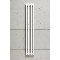 Těleso koupelnové PMH Pluto 245 x 1500 mm, 433 W, klasické připojení, Bílá lesklá RAL 9003