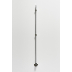 Elektrický sušák ručníků PMH Kares 90 x 1500 mm, 35 W, Černá pololesklá RAL 9017