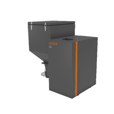 Kotel na hnědé uhlí automatický OPOP H824-A, výkon 7 - 24 kW, včetně hořáku, podavače, násypky 245 l
