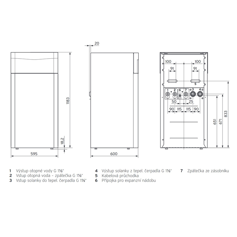 Čerpadlo tepelné Vaillant flexoTHERM VWF 117/4, výkon 11,18 kW, různé zdroje tepla