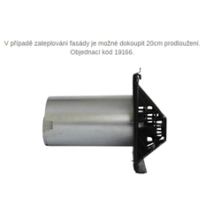 Prodloužení výdechu Karma k topidlu Gamat 373 a 473, prodloužení o délce 20 cm