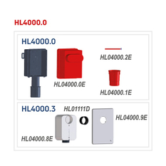 Podomítková předinstalační sada HL Hutterer & Lechner, DN40/50 pro pračky/myčky