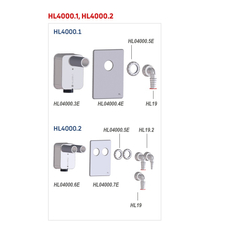 Kompletační sada pro dva spotřebiče (pračka/myčka/sušička), vhodná pr HL Hutterer & Lechner, o 4000.0