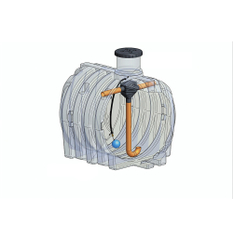 ELCU-5000l Plastová nádoba na využití dešťové vody *AE* IVAR.RAIN BASIC CU-5000