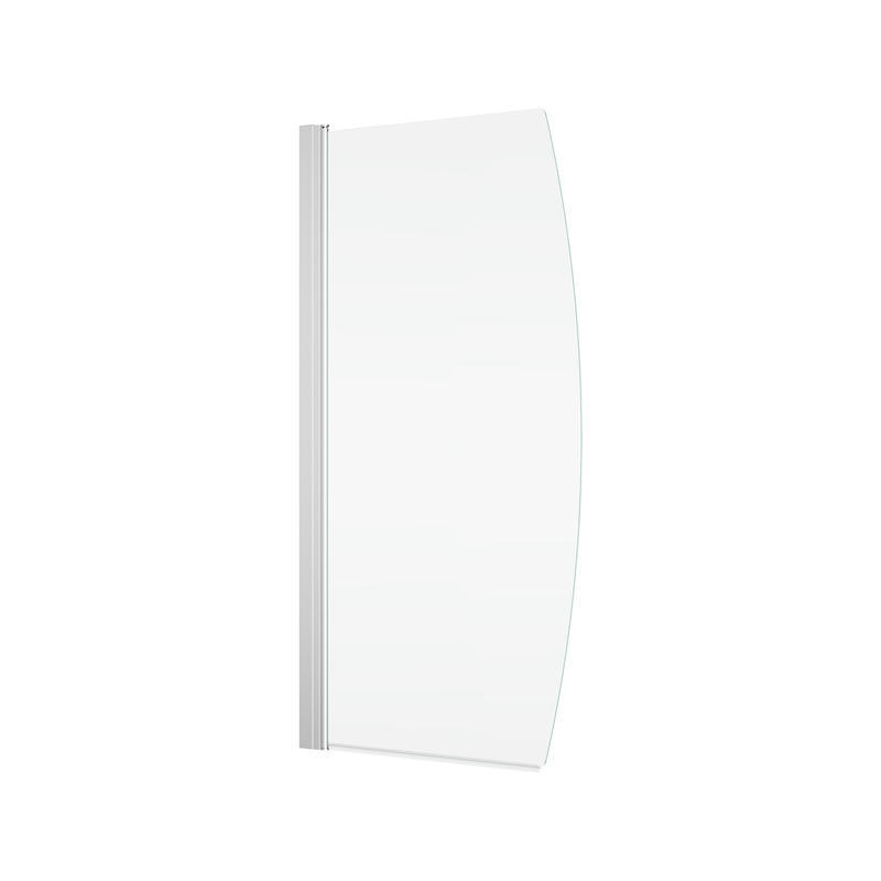 Jednokřídlá vanová zástěna Ronal Solino 750 x 1500 mm, matný elo x /sklo čiré