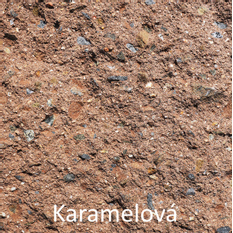Tvárnice plotová Ferobet štípaná rohová C, 39 x 19 x 19 cm, pravá, karamelová