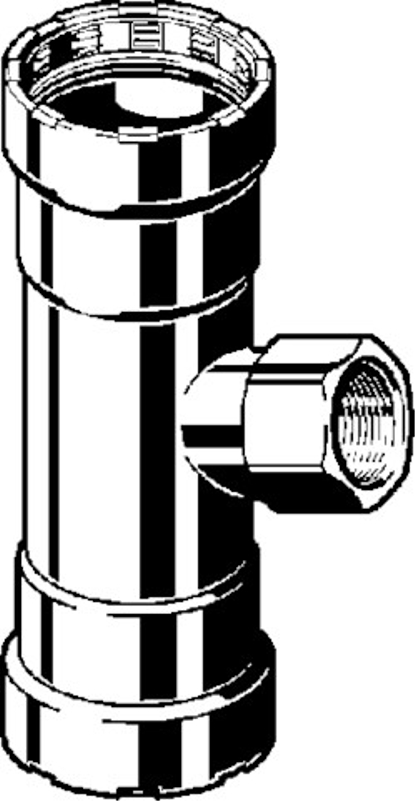 T-kus Viega Megapress G s SC-Contur 4617.2 6/4˝ x 1/2˝ x6/4˝