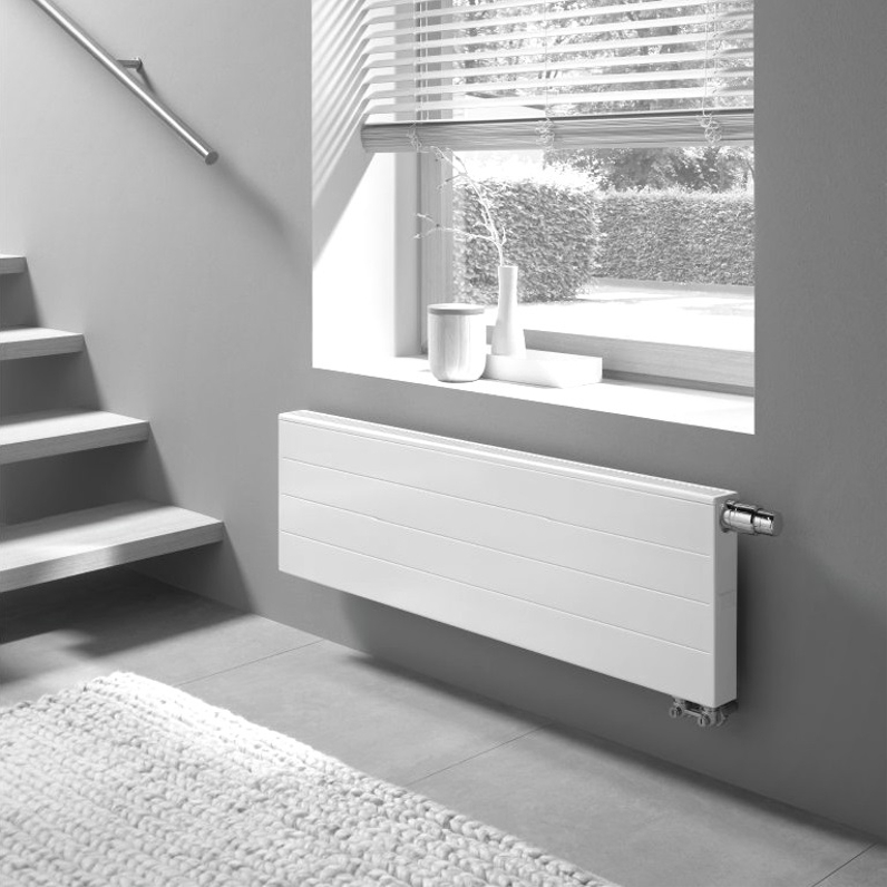 Radiátor Kermi therm-x2 Line-V PLV 11 pravý 605 x 605 mm, 531 W, bílá