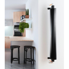 Radiátor žebrový Isan Spiral RA1 32 x 92 x 1500 mm, 542 W, vertikální, bílá
