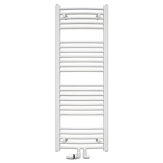 Těleso koupelnové trubkové Koralux Rondo Classic KRCM 1500/500, výkon 638 W, středové připojení, barva bílá