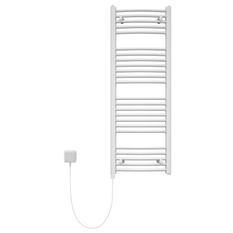 Těleso koupelnové trubkové elektrické Koralux Rondo Classic KRCE 1500/500, výkon 600 W, topné těleso bez regulátoru, barva bílá