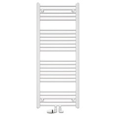 Těleso koupelnové trubkové Koralux Linear Classic KLCM 1220/500, výkon 507 W, středové připojení, barva bílá