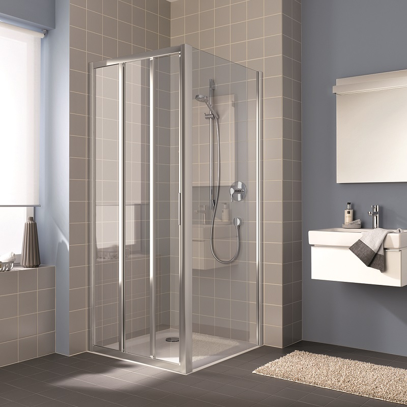 Boční stěna Plano Davos Plus bílá/sklo 70 x 200 cm