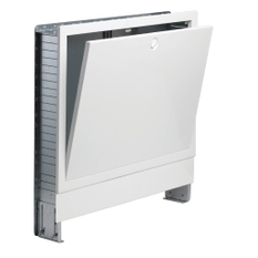 Skříň pro rozdělovač pod omítku Kermi x-net US-L4 v provedení Standard, bílá lakovaná, šířka 835 mm