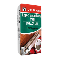 Lepicí a stěrkový tmel Den Braven FASÁDA UNI pytel 25 kg, šedá