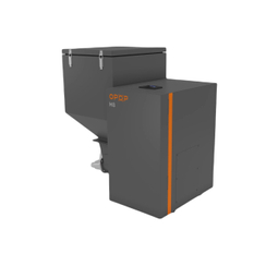 Kotel na hnědé uhlí automatický OPOP H815-A, výkon 4,4 - 15 kW, včetně hořáku, podavače, násypky 203 l