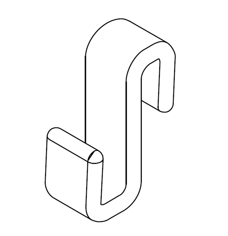 Háčky na ručníky Kermi Pasa XP čiré (5 ks)