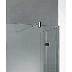 Stabilizátor sklo - zeď Kermi Diga SSVSS 70 cm stříbrný vysoký lesk