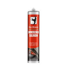 Univerzální silikon Den Braven kartuše 280 ml, černá