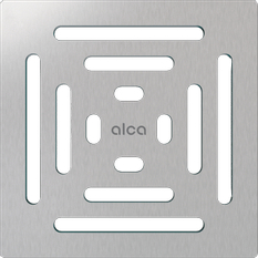Mřížka Alcadrain (Alcaplast) pro nerezové vpusti 102×102 mm nerez MPV012