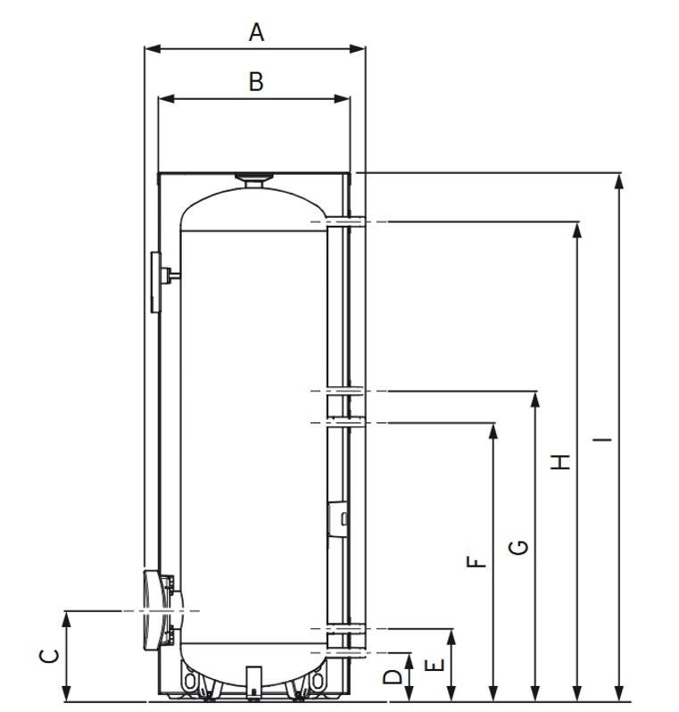 Ohřívač nepřímotopný stacionární Vaillant VIH R 300/3 BR