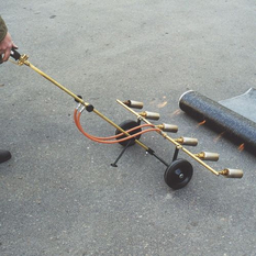 Plynový rampový hořák KOMBAJN