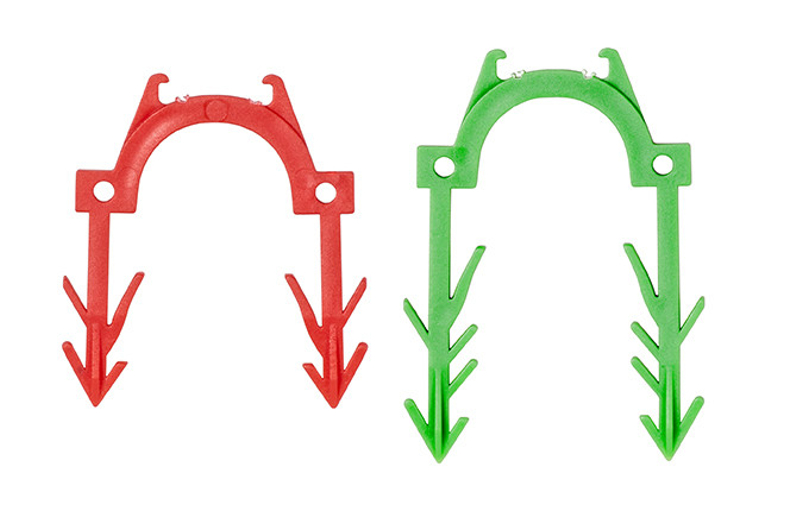 Spona pro přichycení hadic Giacomini, zelená-50 mm - 180 ks