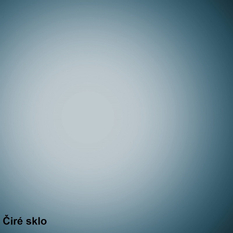 Boční stěna Plano Davos Plus stříbrné/sklo 95 x 200 cm