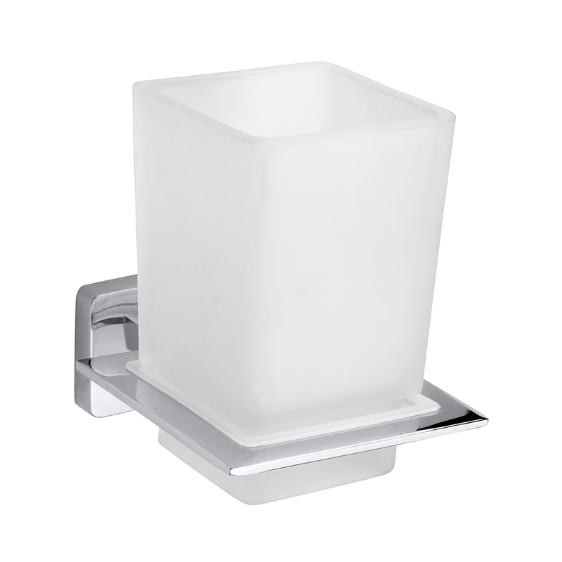 Držák kartáčů Bemeta Niki 77 x 97 x 100 mm sklo