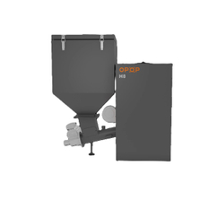 Kotel na pelety automatický OPOP H835-P, výkon 9,4 - 32 kW, včetně hořáku, podavače, násypky 360 l, SVT22048