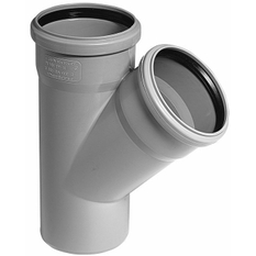 Odbočka jednoduchá Osma HTEA 90° DN 90 x 90 šedá