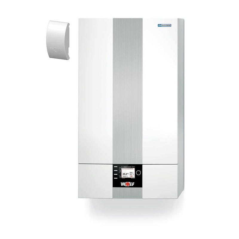 Závěsný kondenzační kotel Wolf CGB-2 14 s AM modulem a vnějším čidlem teploty
