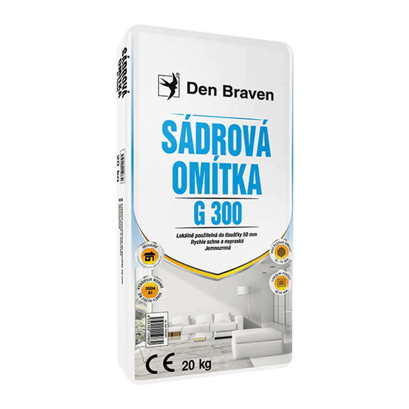 Sádrová omítka Den Braven G300 20 kg