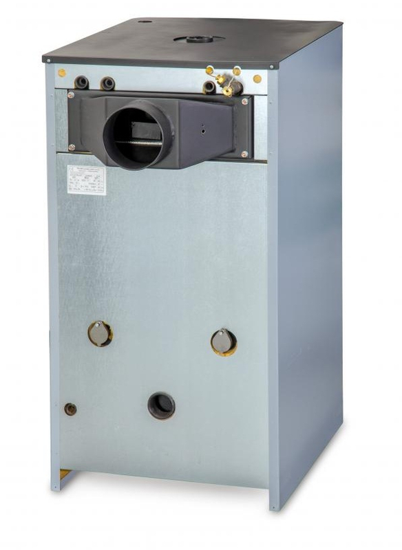 Kotel na dřevo a hnědé uhlí Rojek KTP 25 kW, 5. třída dřevo, 4. třída hnědé uhlí, pravý