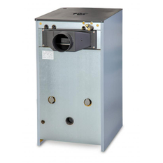 Kotel na dřevo a hnědé uhlí Rojek KTP 30 kW, 5. třída dřevo, 4. třída hnědé uhlí, pravý