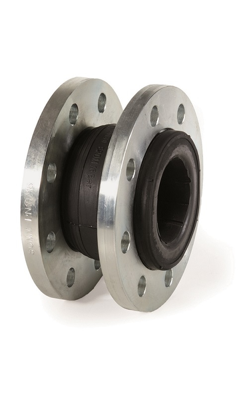 Přírubový pryžový kompenzátor - série F8 - DN 80, L=116mm, NBR BRA.F8.100