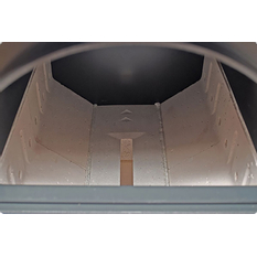 Kotel zplynovací na dřevo Atmos Generátor DC25GS, levý, SVT 936