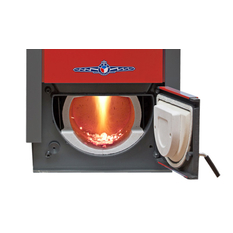 Kotel zplynovací na dřevo Atmos Generátor DC32GS, levý, SVT 937