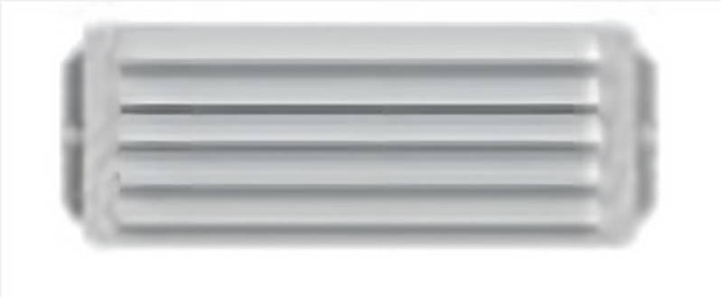 Mřížka zadního odvětrání Almeva SIB - bílá, 125 x 280 mm