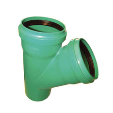 Odbočka kanalizační Wavin Green Connect 2000 PPKGEA 45°, DN 160 x 125, zelená