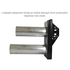 Prodloužení výdechu Karma k topidlu Gamat 471, prodloužení o délce 20 cm