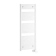 Koupelnové trubkové elektrické těleso Kermi B20-SE rovné, boční připojení, 1174 x 540 mm, bílé