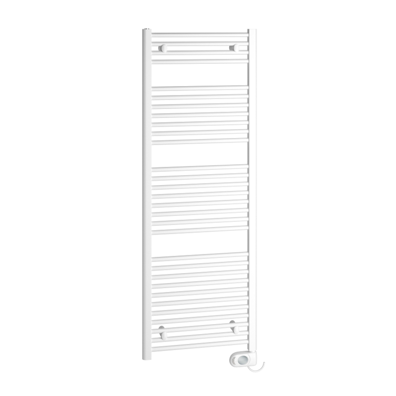 Koupelnové trubkové elektrické těleso Kermi B20-SE rovné, boční připojení, 1502 x 590 mm, bílé
