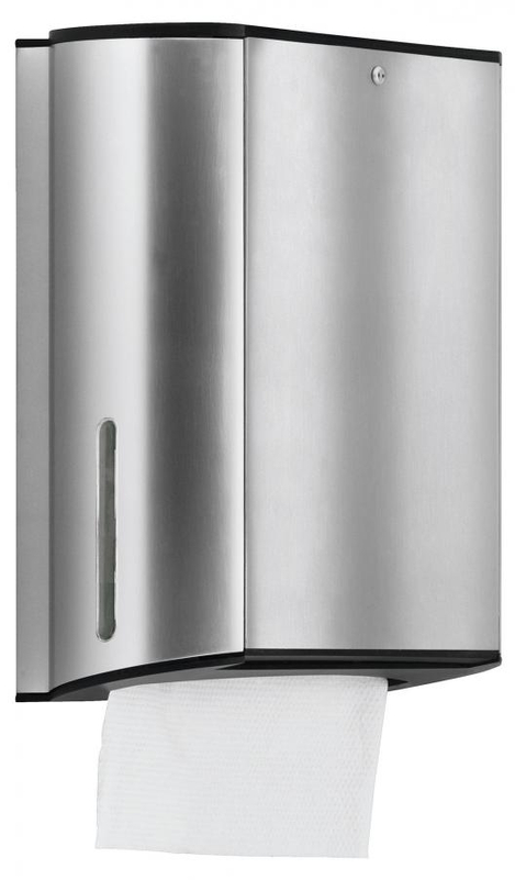 Zásobník na papírové ručníky Keuco Plan, stříbrně eloxovaný hliník (E6 EV1)