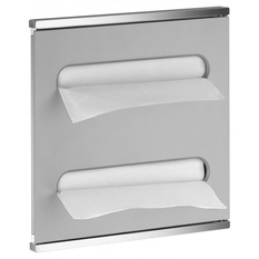 Modul k umyvadlu 2 Keuco Plan Integral, 326 x 325 x 143 mm, pochromováno/hliník lakovaný/vlevo