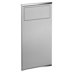 Modul k umyvadlu 1 Keuco Plan Integral, 326 x 625 x 143 mm, pochromováno/bílý lak/vlevo