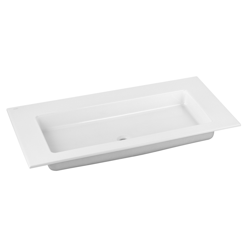 Keramické umyvadlo Keuco Royal 60, 1057 x 17 x 538 mm, bílá