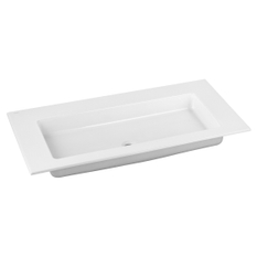 Keramické umyvadlo Keuco Royal 60, 1057 x 17 x 538 mm, bílá